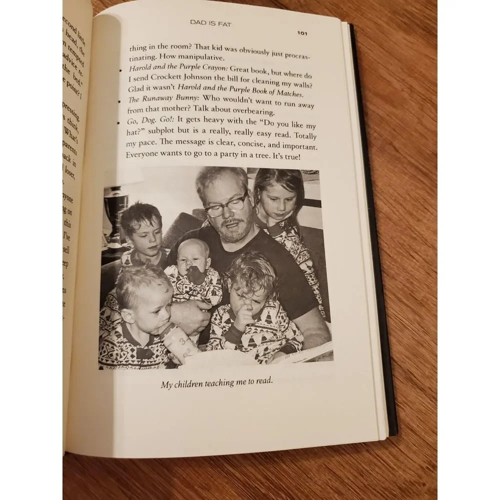 Jim Gaffigan Dad is Fat‎ Comedy Book Hardcover